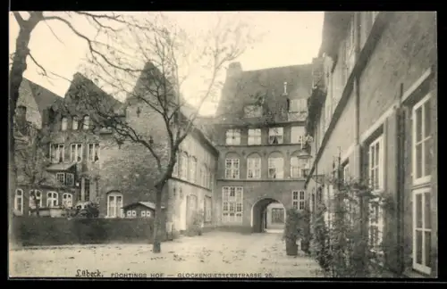 AK Lübeck, Füchtings Hof, Glockengiesserstrasse 25