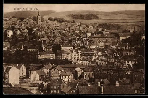 AK Siegen, Blick auf Siegen
