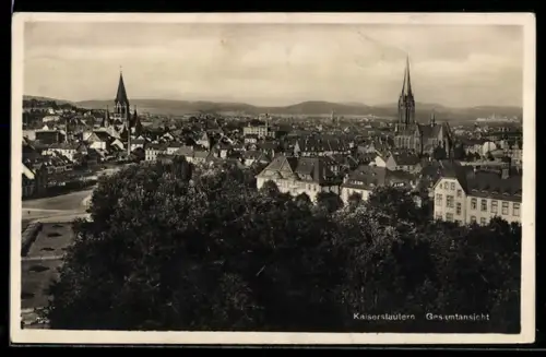 AK Kaiserslautern, Gesamtansicht der Stadt