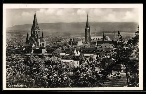 AK Kaiserslautern, Teilansicht mit Kirche