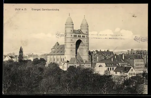 AK Ulm a. D., Evangelische Garnisonkirche