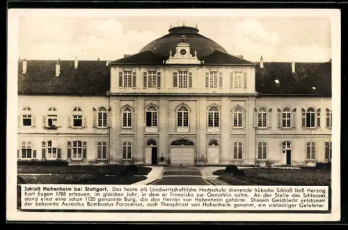 AK Stuttgart-Hohenstein, Schloss Hohenstein
