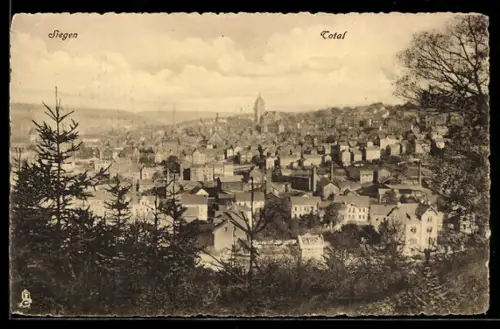AK Siegen, Totalansicht des Ortes