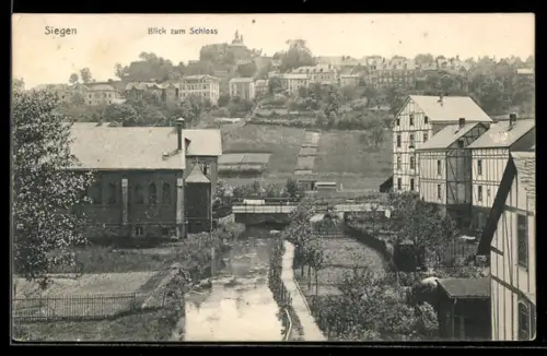 AK Siegen, Blick zum Schloss