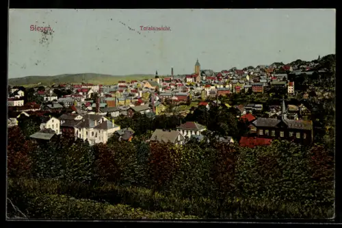 AK Siegen, Totalansicht des Ortes