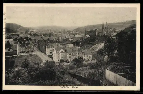 AK Siegen, Totalansicht des Ortes