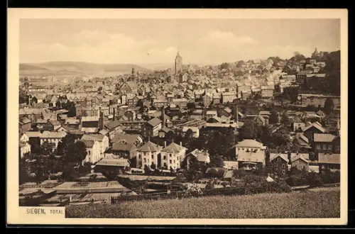 AK Siegen, Totalansicht des Ortes