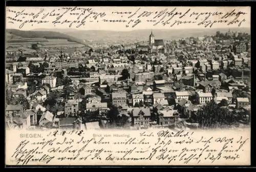 AK Siegen, Blick vom Häusling