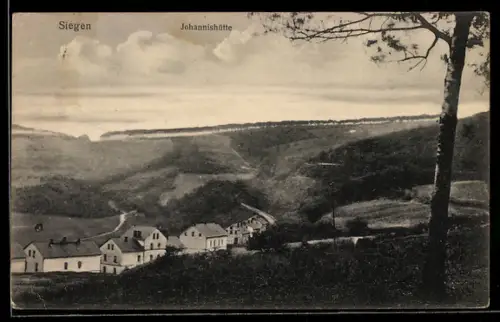 AK Siegen, Johannishütte aus der Vogelschau