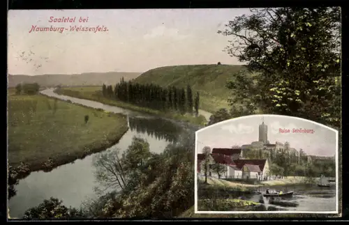 AK Schönburg /Naumburg, Saaletal, Ruine Schönburg, Bes. H. Claus