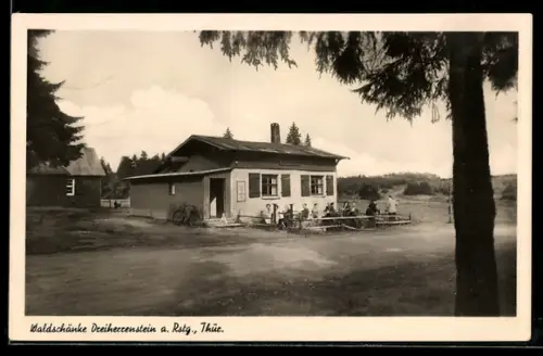 AK Dreiherrenstein a. Rstg., Waldgasthof Dreiherrenstein