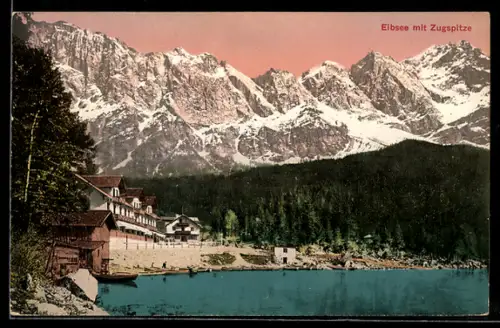 AK Eibsee, Mit Panorama der Zugspitze