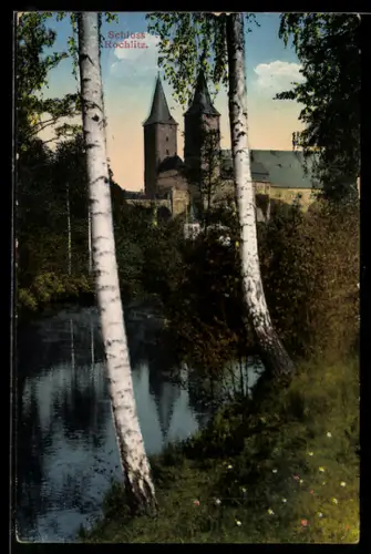 AK Rochlitz, Schloss Rochlitz vom Wasser gesehen