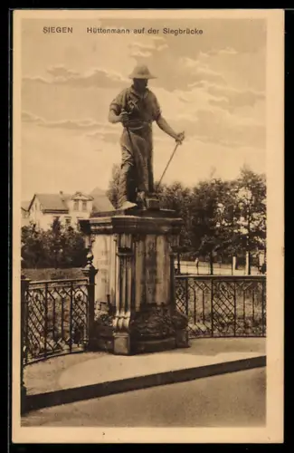 AK Siegen, Hüttenmann auf der Siegbrücke