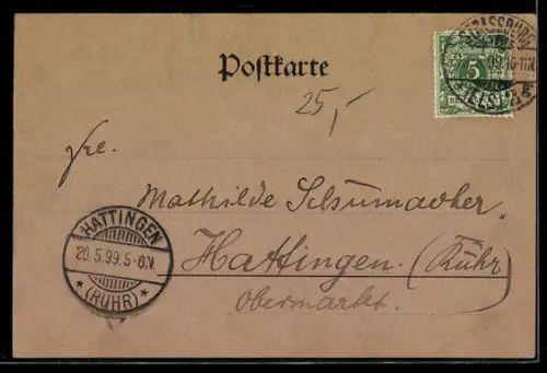 AK 20-Reichsmark Geldschein