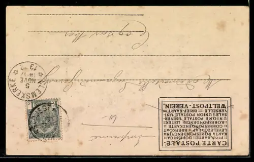 AK Geldschein Fünzig Francs