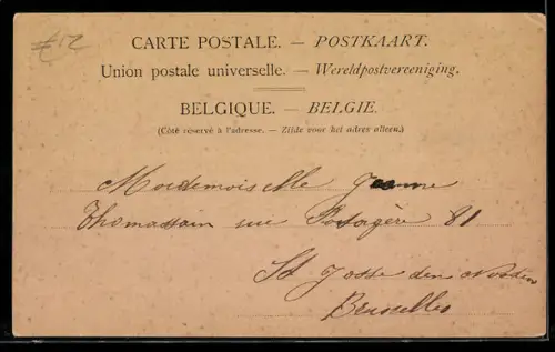 AK Geldschein Fünzig Francs