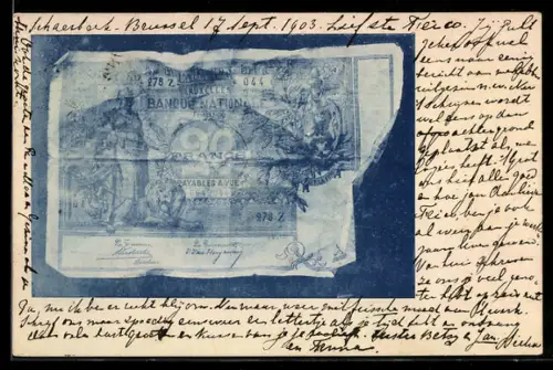 AK Bruxelles, Geldschein über zwanzig Francs