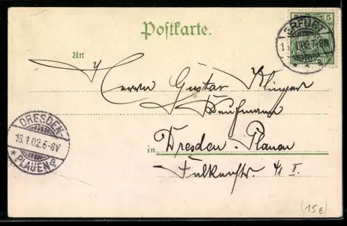 AK Berlin, Geldschein über eintausend Mark