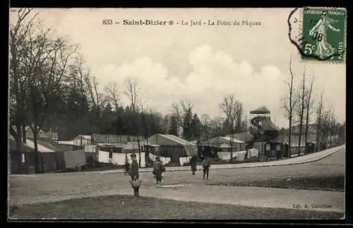 AK Saint-Dizier, Le Jard, La Foire de Pâques