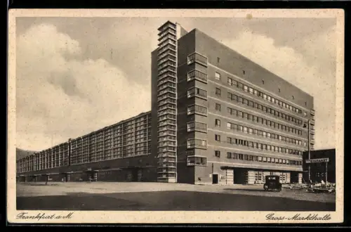 AK Frankfurt /Main, Grossmarkthalle, Bauhaus
