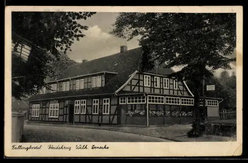 AK Fallingbostel, Gasthaus Heidekrug