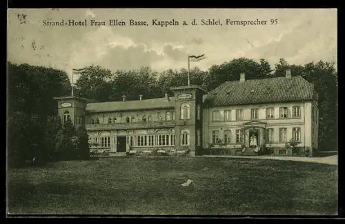 AK Kappeln a. d. Schlei, Strand-Hotel Frau Ellen Basse