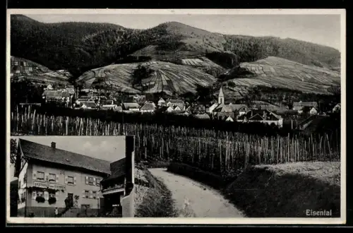 AK Eisental, Totalansicht, Gasthaus zum Sternen