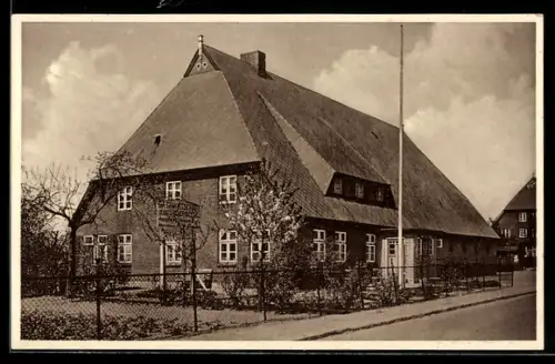 AK Schwarzenbek i. Lbg., Gasthof zum Landhaus, Inh. Heinrich Woltmann, Bismarckstrasse 21