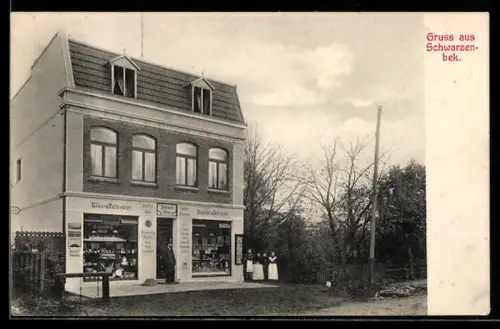 AK Schwarzenbek, Geschäft für Eisen- und Kurzwaren von Richard Moje