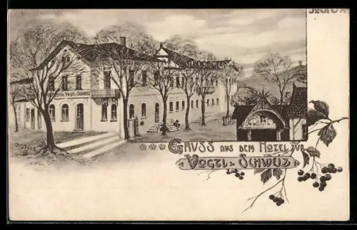 AK Jocketa, Hotel zur Vogtl. Schweiz, Aussenansicht