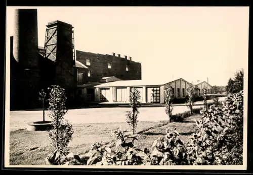 Foto-AK Zwickau, Kammgarnspinnerei von Rudolf Schön, Aussenansicht