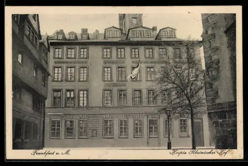 AK Frankfurt a. M., Hospiz Rheinischer Hof
