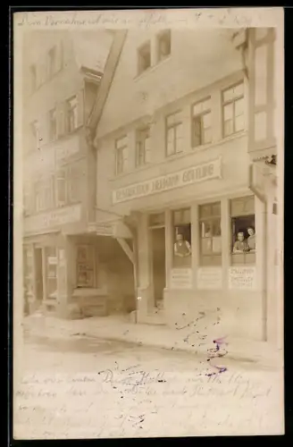 Foto-AK Cannstatt, Gasthaus Hermann Göttling