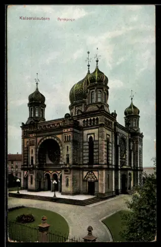 AK Kaiserslautern, Ansicht der Synagoge