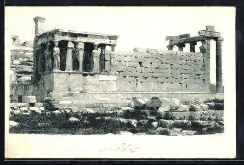 AK Athen, Antike Tempelanlage