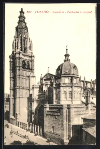 AK Toledo, Catedral, Fachada principal