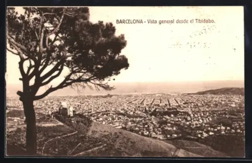 AK Barcelona, Vista general desde el Tibidabo