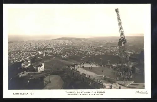AK Barcelona, Tibidabo, La Atalaya y la Ciudad