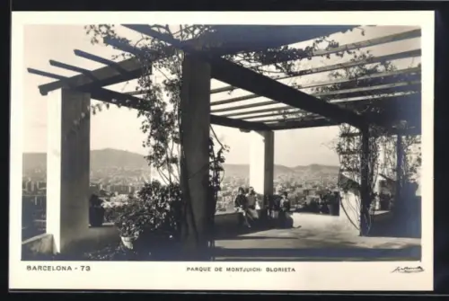 AK Barcelona, Parque de Montjuich, Glorieta