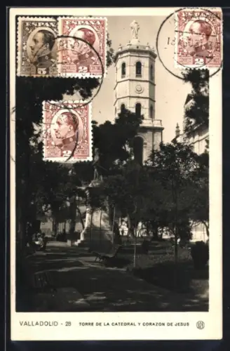 AK Valladolid, Torre de la Catedral Y Corazon de Jesus
