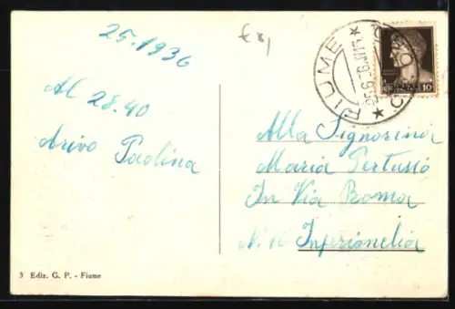 AK Fiume, Veduta generale