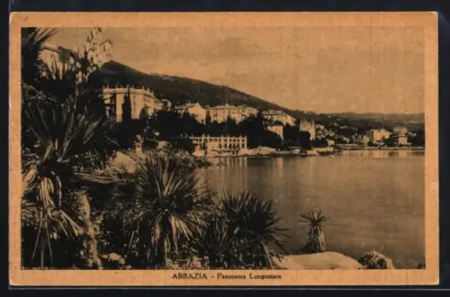 AK Abbazia, Panorama Lungomare