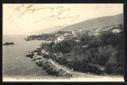 AK Abbazia, Teilansicht von Norden gesehen