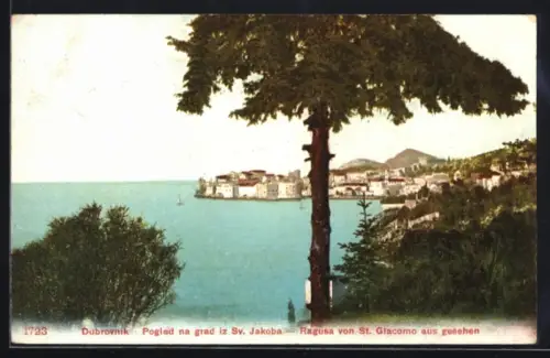 AK Dubrovnik, Pogled na grad iz Sv. Jakoba