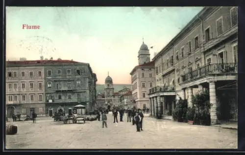 AK Fiume, Strassenansicht