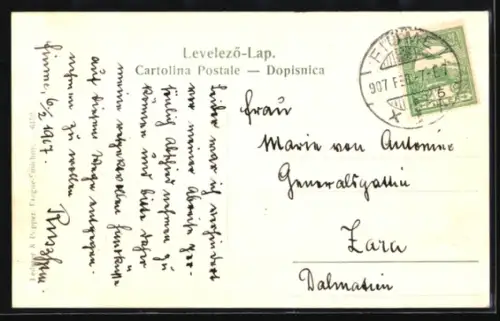 AK Fiume, Strassenansicht