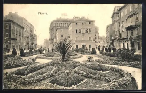 AK Fiume, Café Adria und Parkanlage