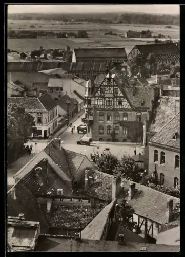 AK Schwedt /Oder, Blick auf die Stadtmühle