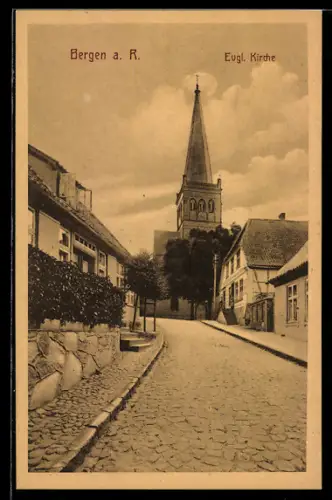 AK Bergen a. R., Evgl. Kirche